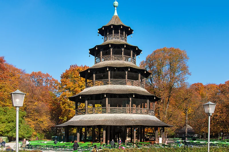 Chinesischer Turm, Englischer Garten, Munique