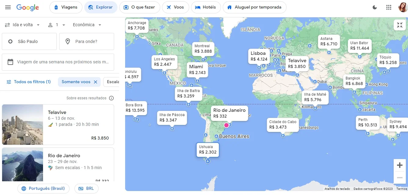 Google Flights: como usar e pesquisar voos baratos