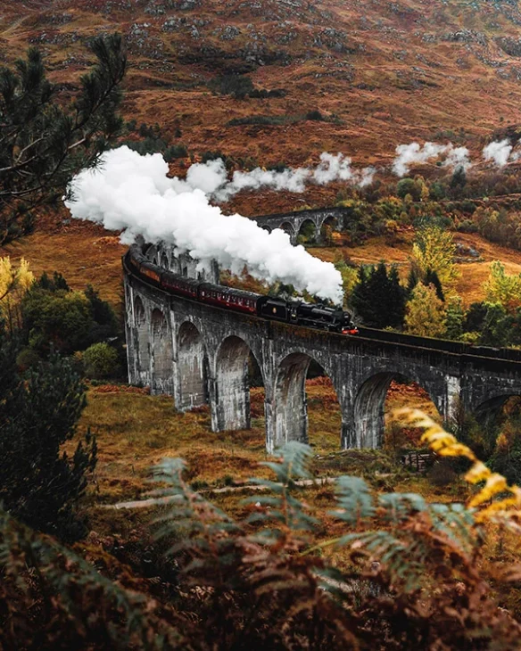 Viaduto de Glenfinnan, Escócia, Harry Potter